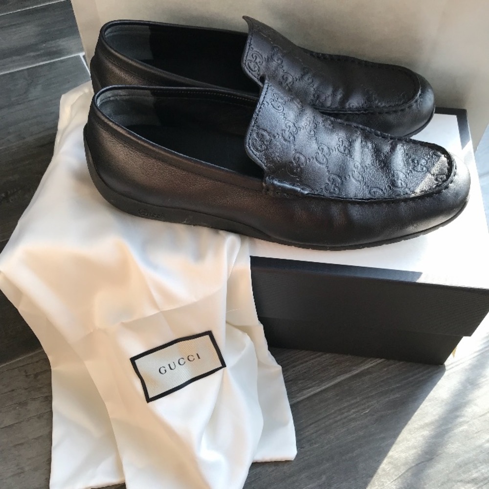 Men's Black Gucci Loafers